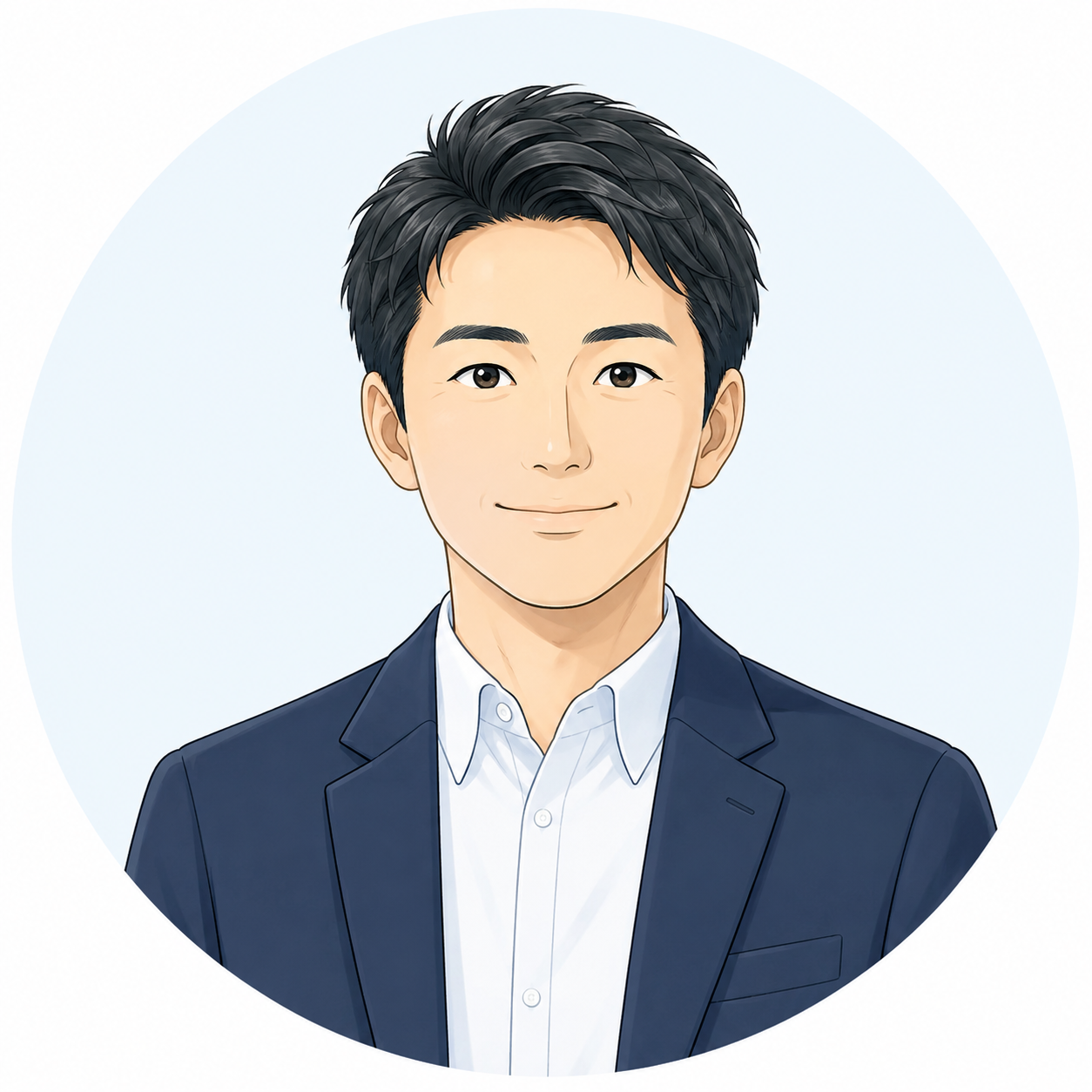 いりょかいブログ運営者トントンのイラスト